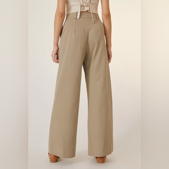 AMADI For Anthropologie Pleated Wide-Leg Pants - Picture 5 of 6